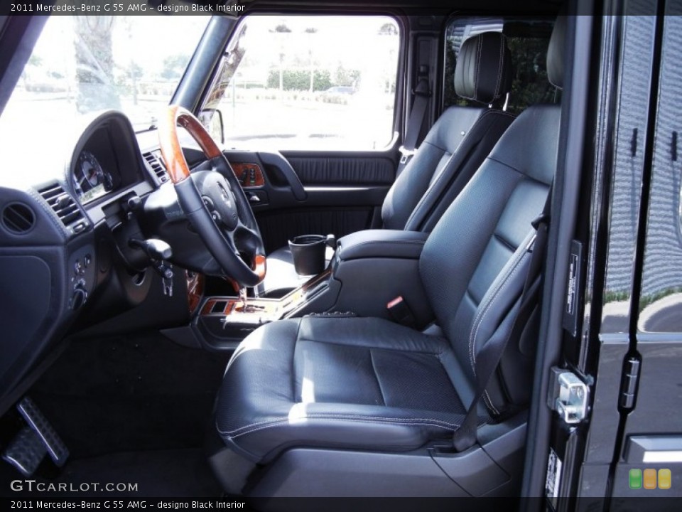 designo Black Interior Photo for the 2011 Mercedes-Benz G 55 AMG #68310077