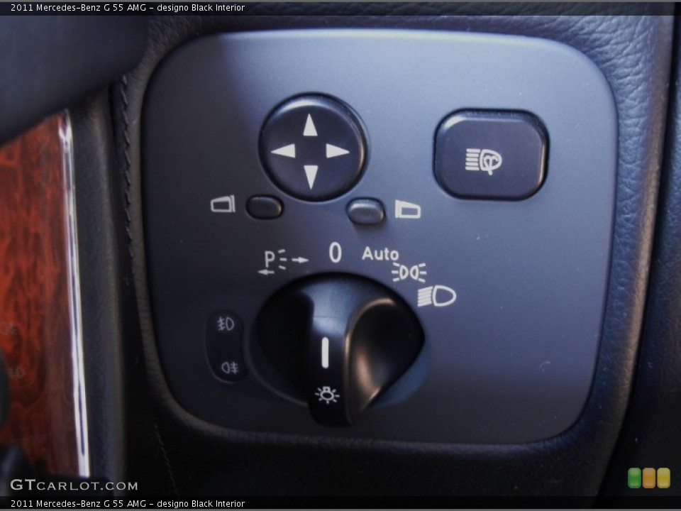 designo Black Interior Controls for the 2011 Mercedes-Benz G 55 AMG #68310204