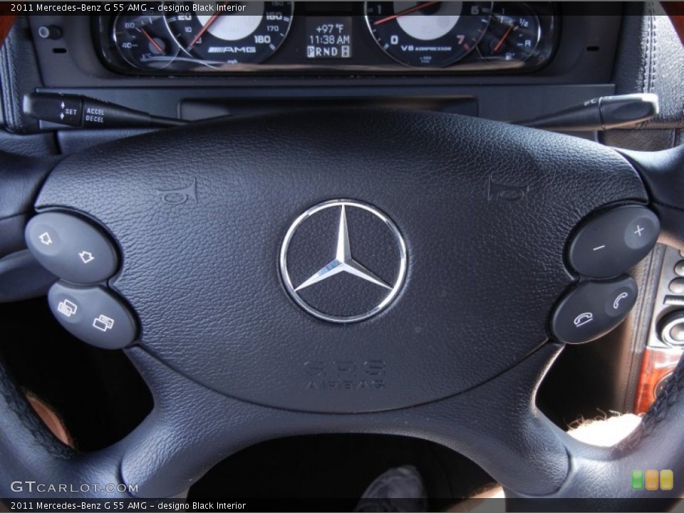 designo Black Interior Steering Wheel for the 2011 Mercedes-Benz G 55 AMG #68310212