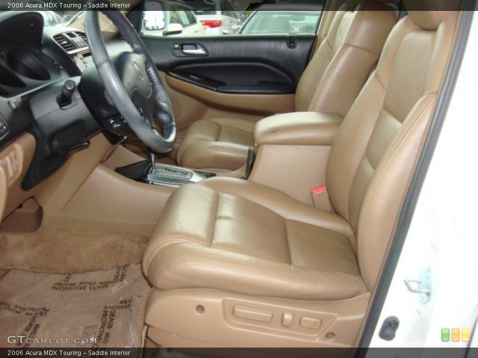 Saddle Interior Front Seat for the 2006 Acura MDX Touring #68311664