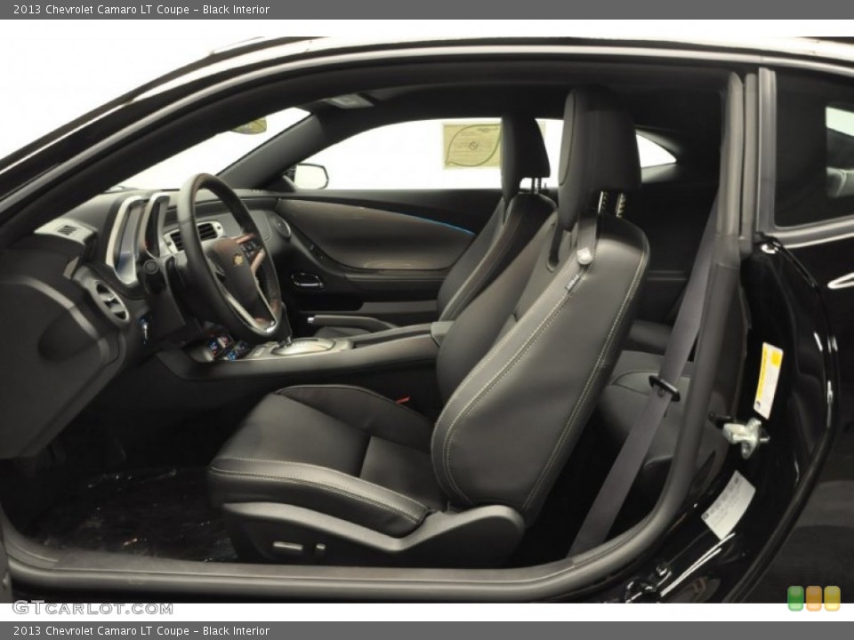 Black Interior Front Seat for the 2013 Chevrolet Camaro LT Coupe #68315360