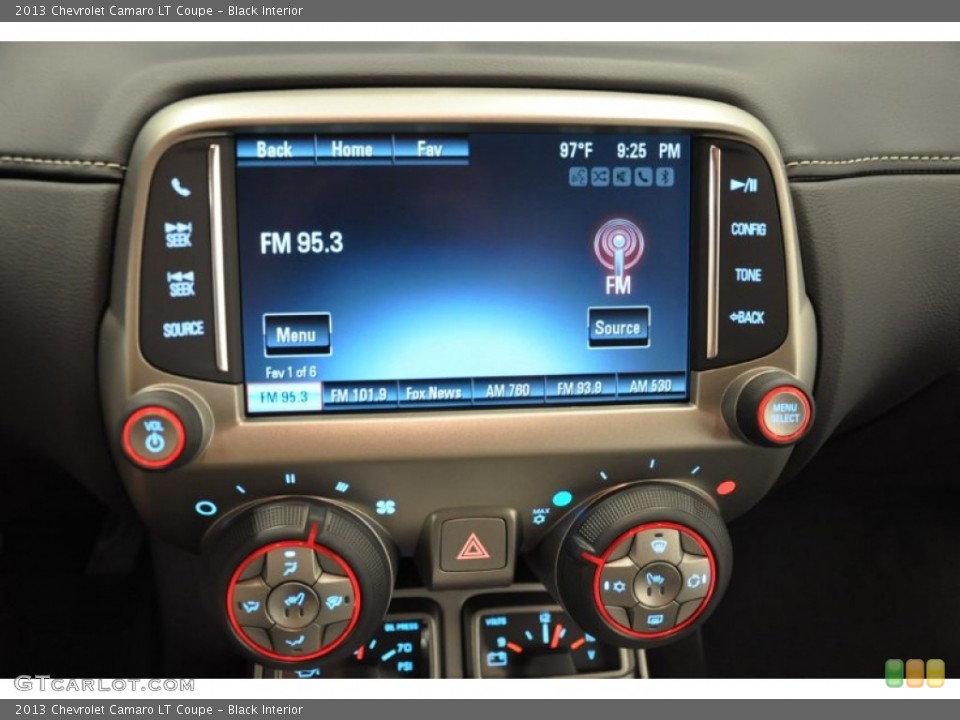 Black Interior Controls for the 2013 Chevrolet Camaro LT Coupe #68315438