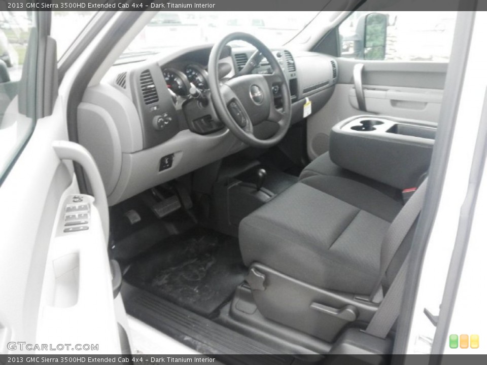 Dark Titanium Interior Prime Interior for the 2013 GMC Sierra 3500HD Extended Cab 4x4 #68317925