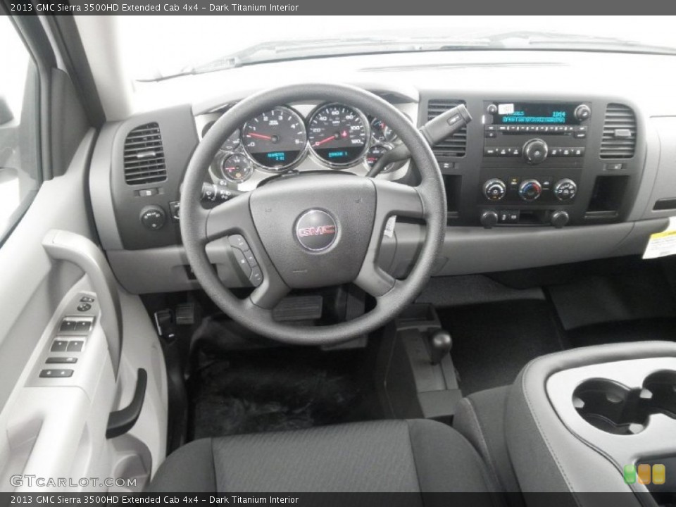 Dark Titanium Interior Dashboard for the 2013 GMC Sierra 3500HD Extended Cab 4x4 #68317973