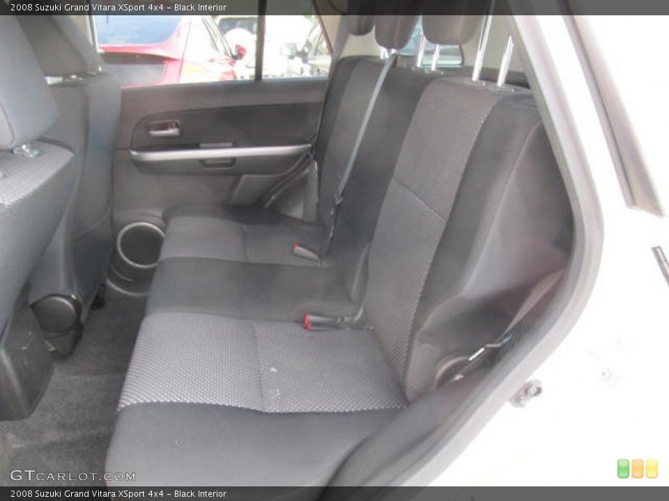 Black Interior Rear Seat for the 2008 Suzuki Grand Vitara XSport 4x4 #68318341