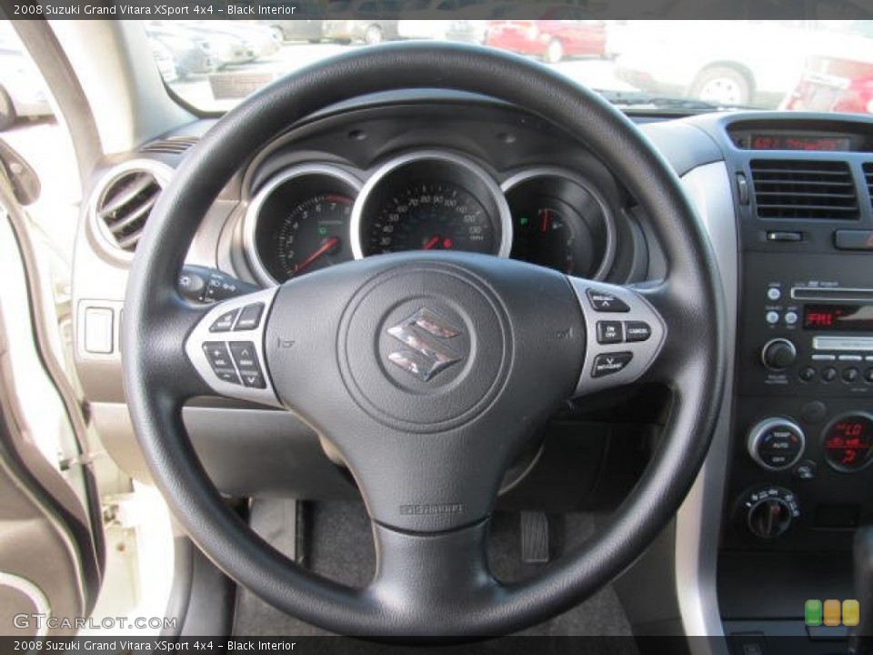 Black Interior Steering Wheel for the 2008 Suzuki Grand Vitara XSport 4x4 #68318360