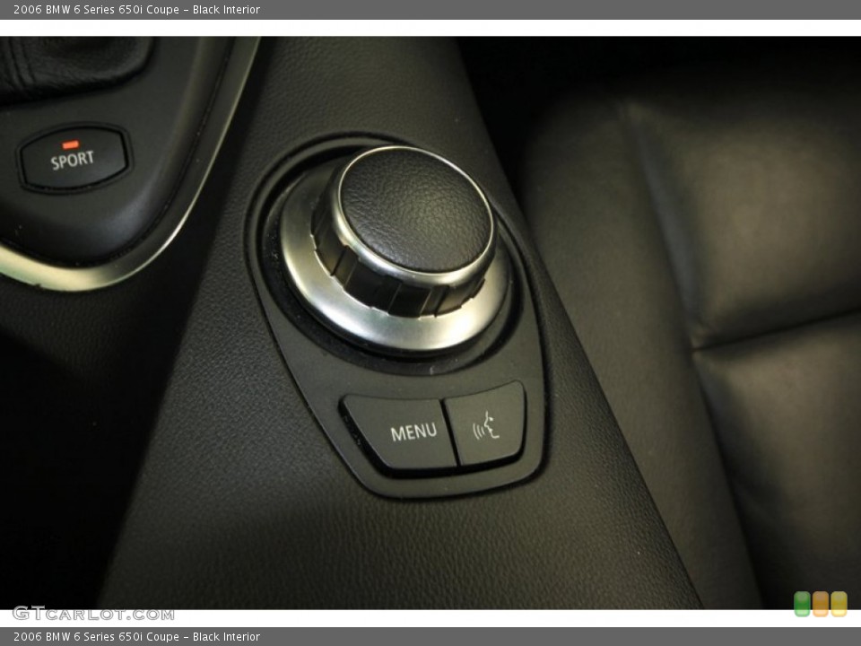 Black Interior Controls for the 2006 BMW 6 Series 650i Coupe #68319515