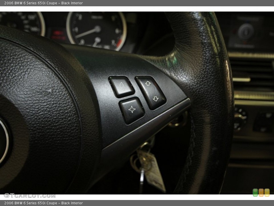 Black Interior Controls for the 2006 BMW 6 Series 650i Coupe #68319530