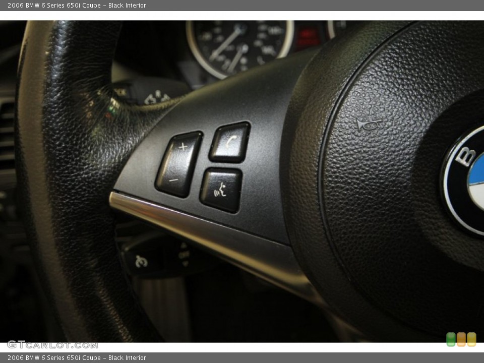 Black Interior Controls for the 2006 BMW 6 Series 650i Coupe #68319539
