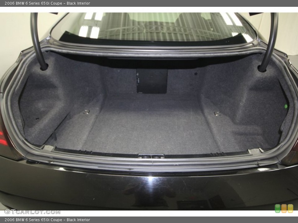 Black Interior Trunk for the 2006 BMW 6 Series 650i Coupe #68319563