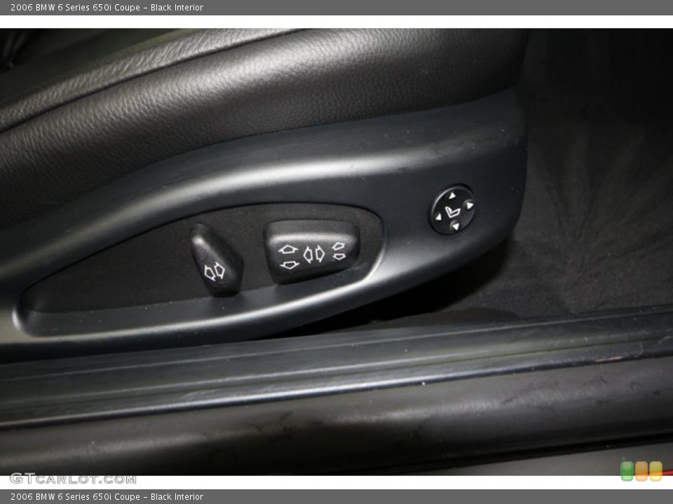 Black Interior Controls for the 2006 BMW 6 Series 650i Coupe #68319590
