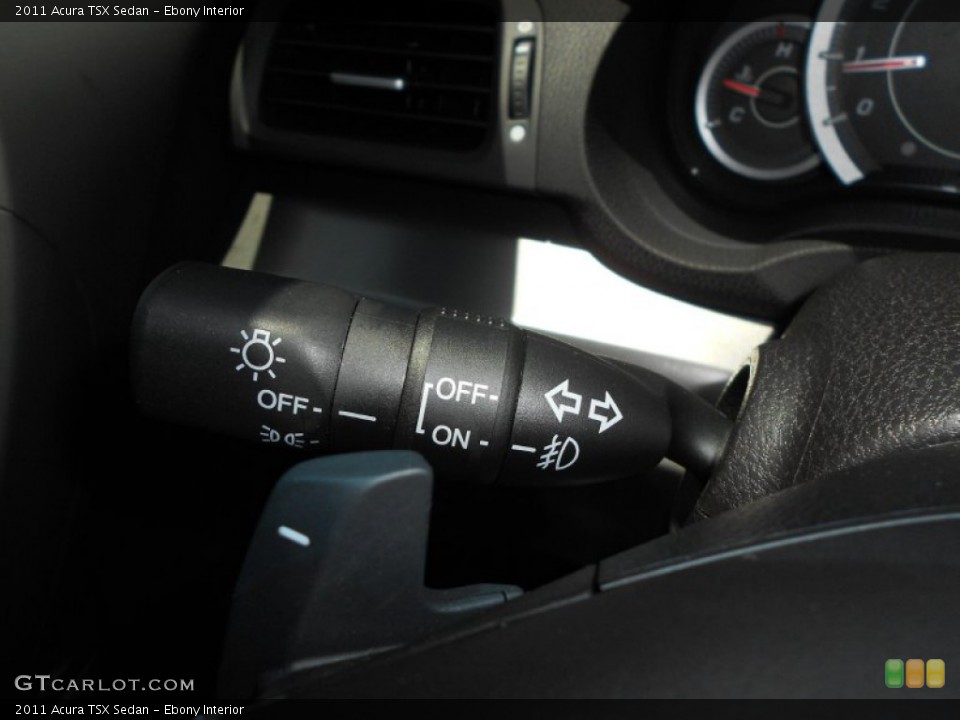 Ebony Interior Controls for the 2011 Acura TSX Sedan #68319791