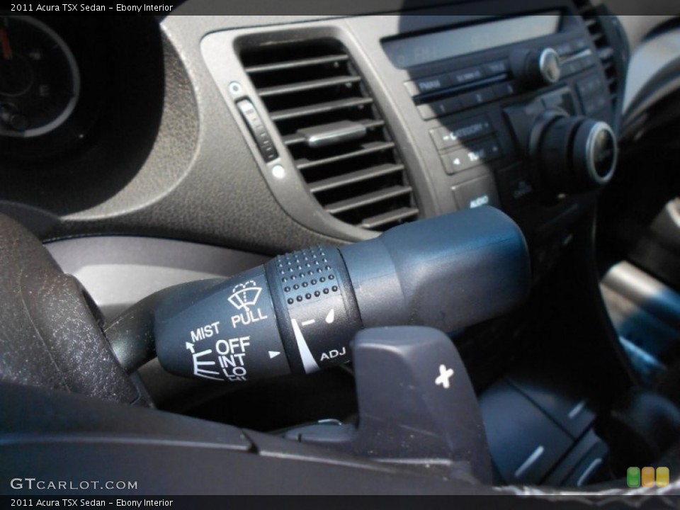 Ebony Interior Controls for the 2011 Acura TSX Sedan #68319794