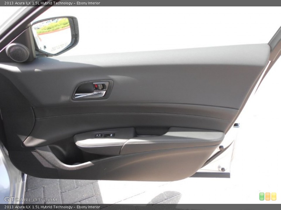 Ebony Interior Door Panel for the 2013 Acura ILX 1.5L Hybrid Technology #68319899