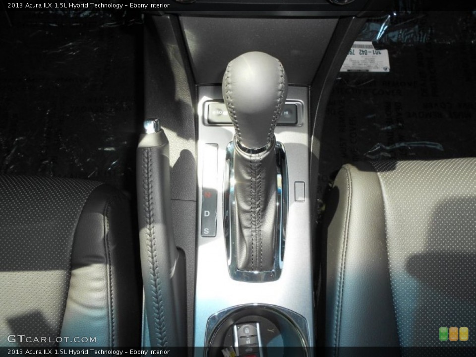 Ebony Interior Transmission for the 2013 Acura ILX 1.5L Hybrid Technology #68319932