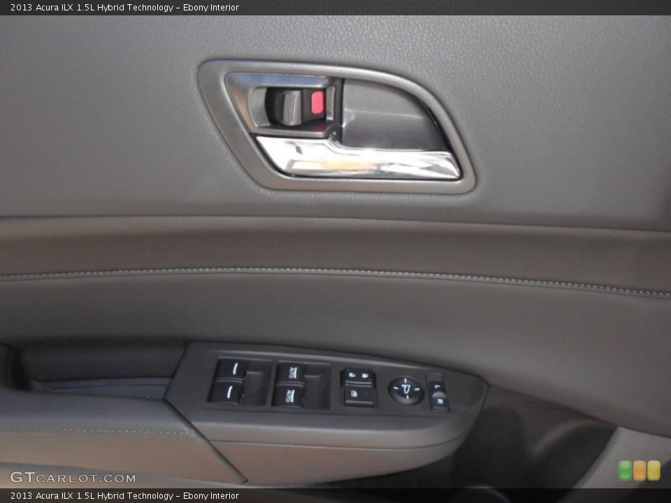 Ebony Interior Controls for the 2013 Acura ILX 1.5L Hybrid Technology #68319944