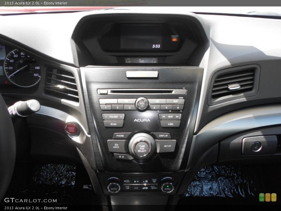 Ebony Interior Controls for the 2013 Acura ILX 2.0L #68320607