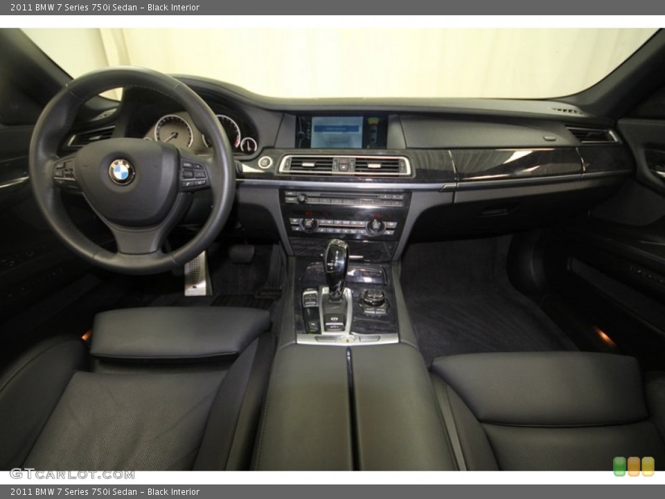 Black Interior Dashboard for the 2011 BMW 7 Series 750i Sedan #68321003