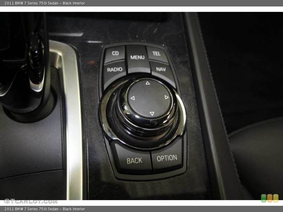 Black Interior Controls for the 2011 BMW 7 Series 750i Sedan #68321161