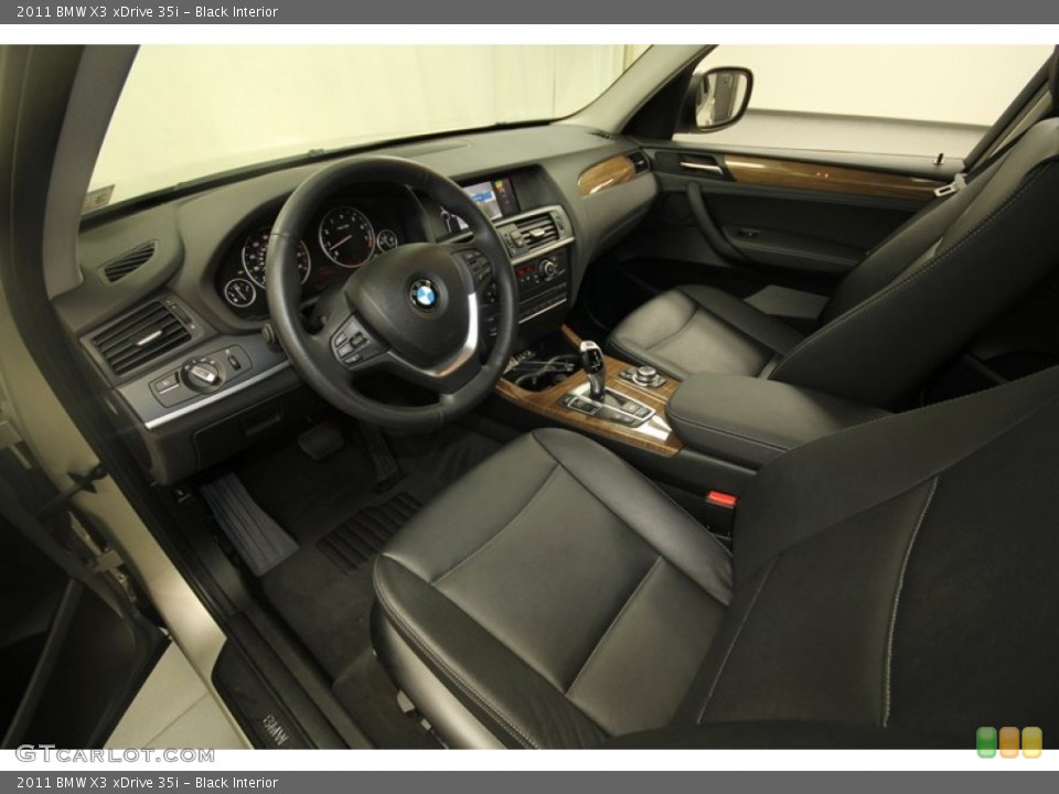 Black Interior Prime Interior for the 2011 BMW X3 xDrive 35i #68321954