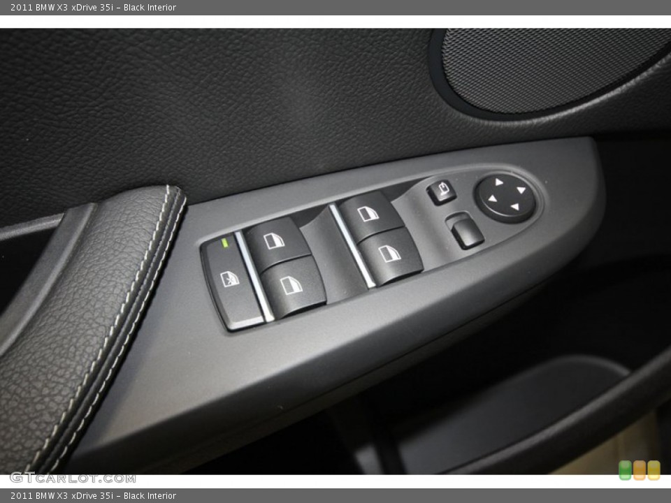 Black Interior Controls for the 2011 BMW X3 xDrive 35i #68321981