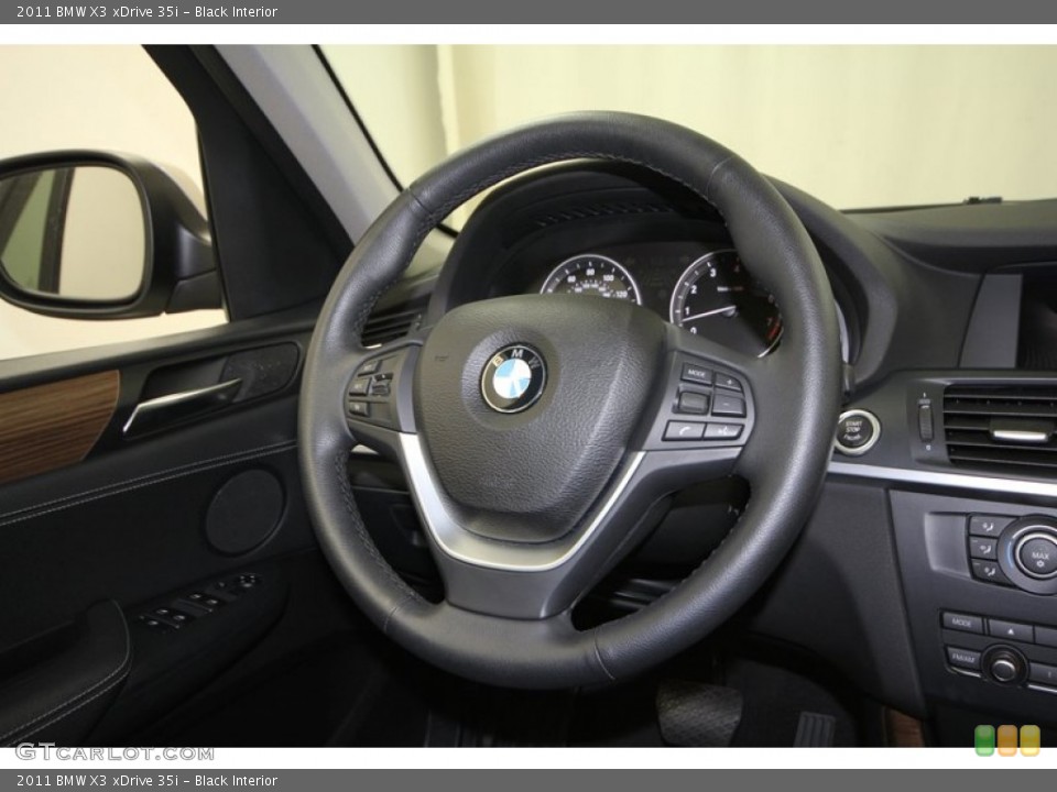 Black Interior Steering Wheel for the 2011 BMW X3 xDrive 35i #68322110