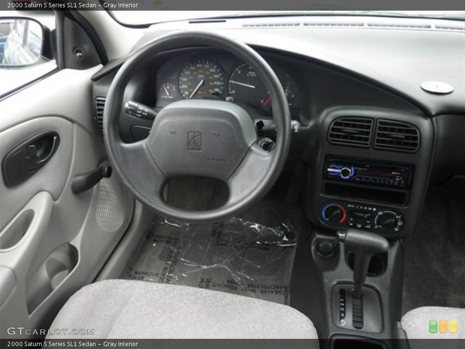 Gray Interior Dashboard for the 2000 Saturn S Series SL1 Sedan #68324561