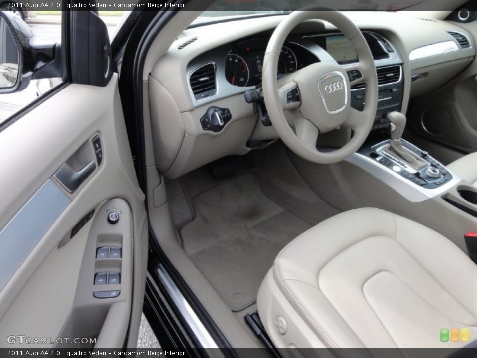 Cardamom Beige Interior Prime Interior for the 2011 Audi A4 2.0T quattro Sedan #68325554