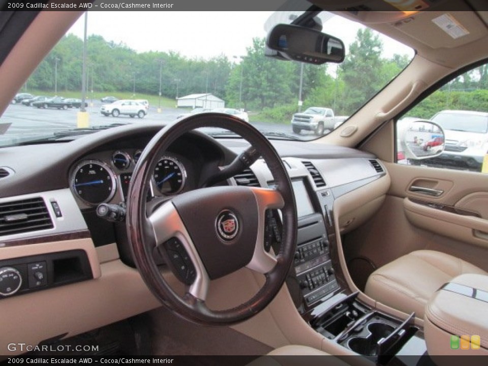Cocoa/Cashmere Interior Photo for the 2009 Cadillac Escalade AWD #68327156