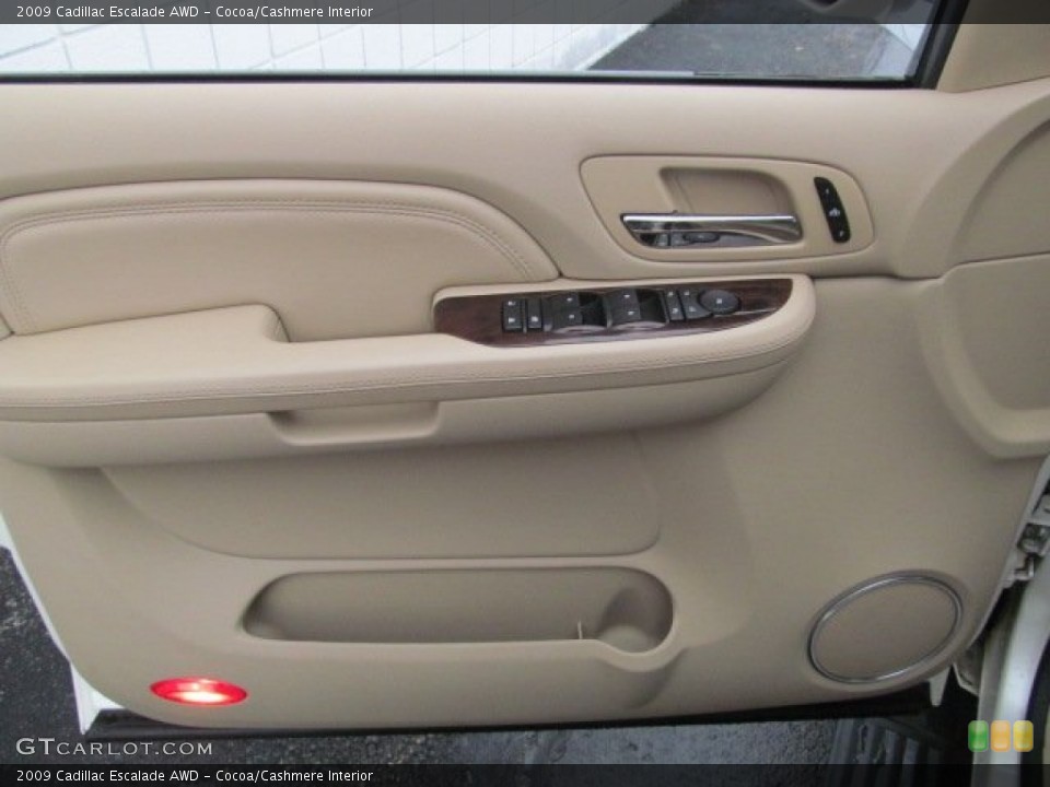 Cocoa/Cashmere Interior Door Panel for the 2009 Cadillac Escalade AWD #68327165