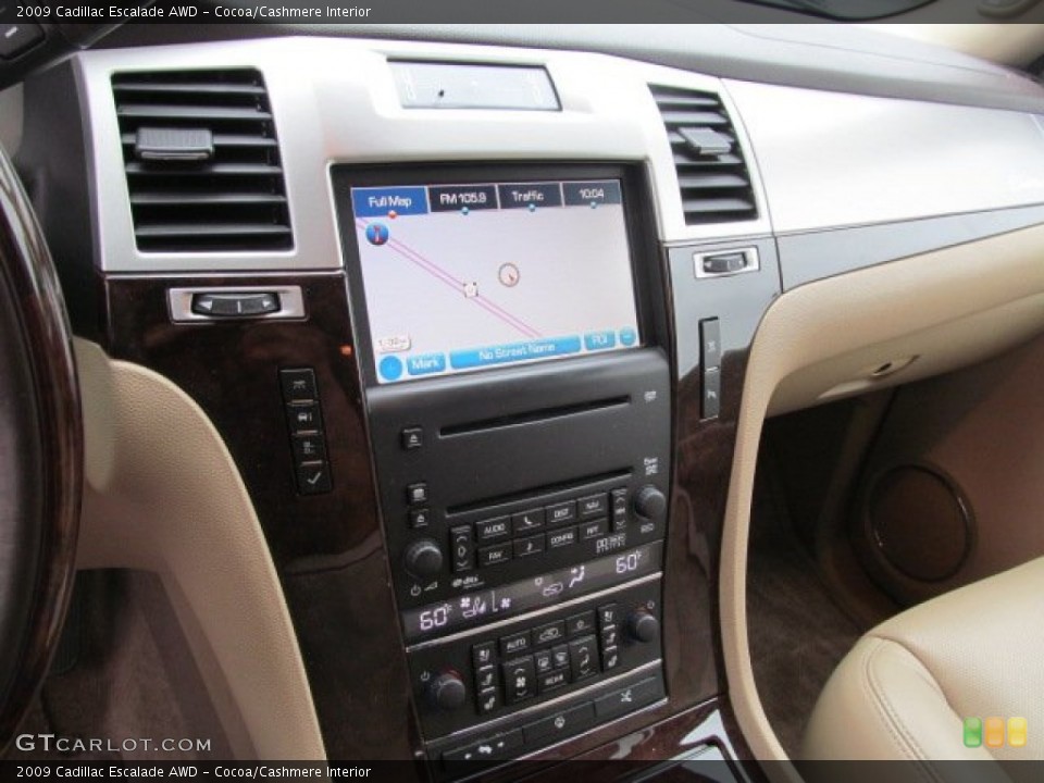 Cocoa/Cashmere Interior Controls for the 2009 Cadillac Escalade AWD #68327183
