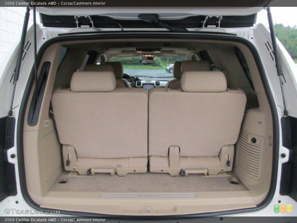 Cocoa/Cashmere Interior Trunk for the 2009 Cadillac Escalade AWD #68327240