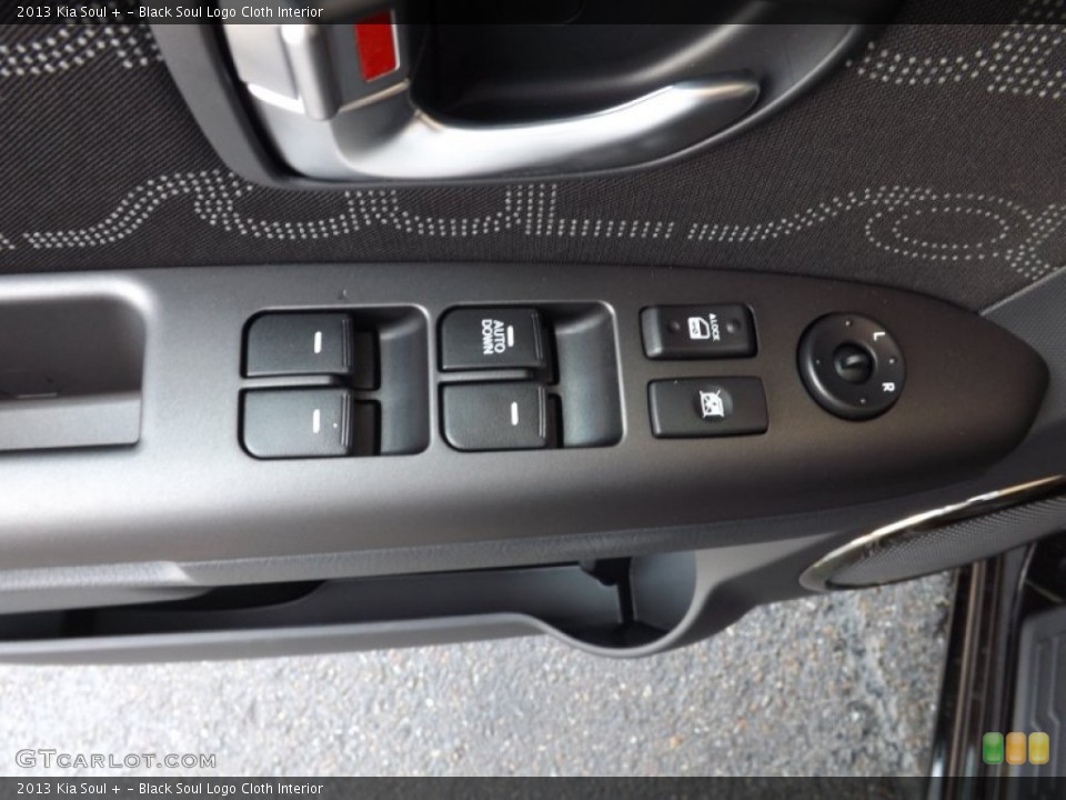 Black Soul Logo Cloth Interior Controls for the 2013 Kia Soul + #68328398