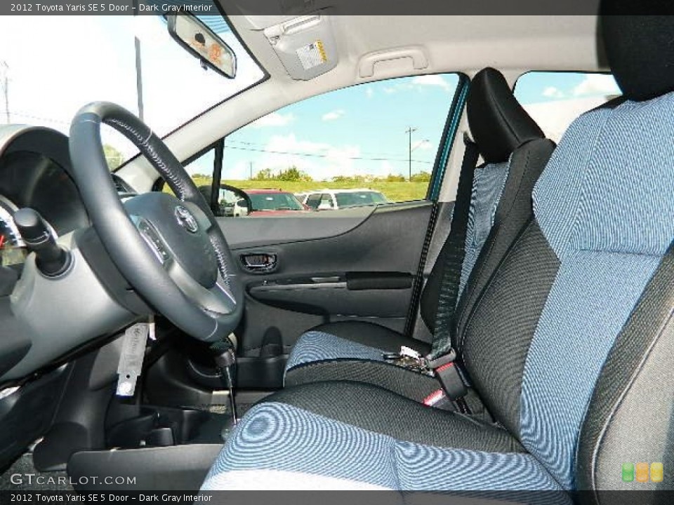 Dark Gray Interior Photo for the 2012 Toyota Yaris SE 5 Door #68329049