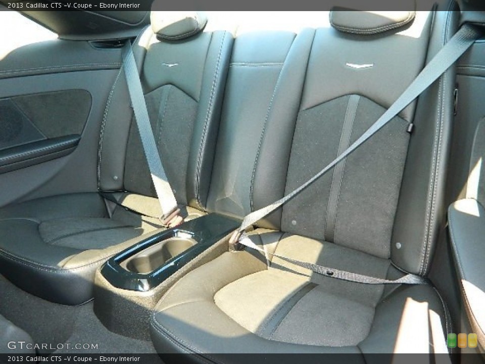 Ebony Interior Rear Seat for the 2013 Cadillac CTS -V Coupe #68329898