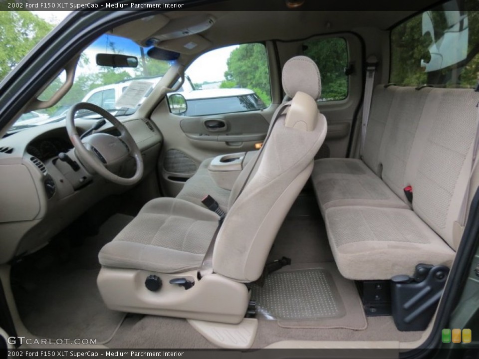 Medium Parchment Interior Prime Interior for the 2002 Ford F150 XLT SuperCab #68330381