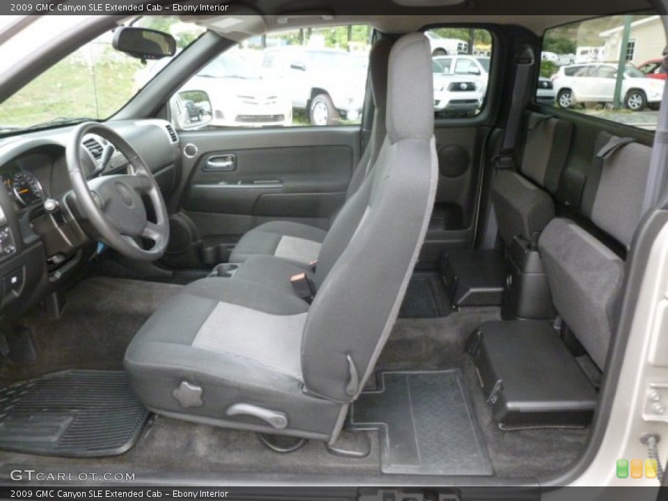 Ebony Interior Photo for the 2009 GMC Canyon SLE Extended Cab #68333054