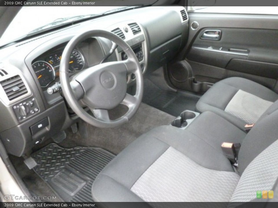 Ebony Interior Prime Interior for the 2009 GMC Canyon SLE Extended Cab #68333060