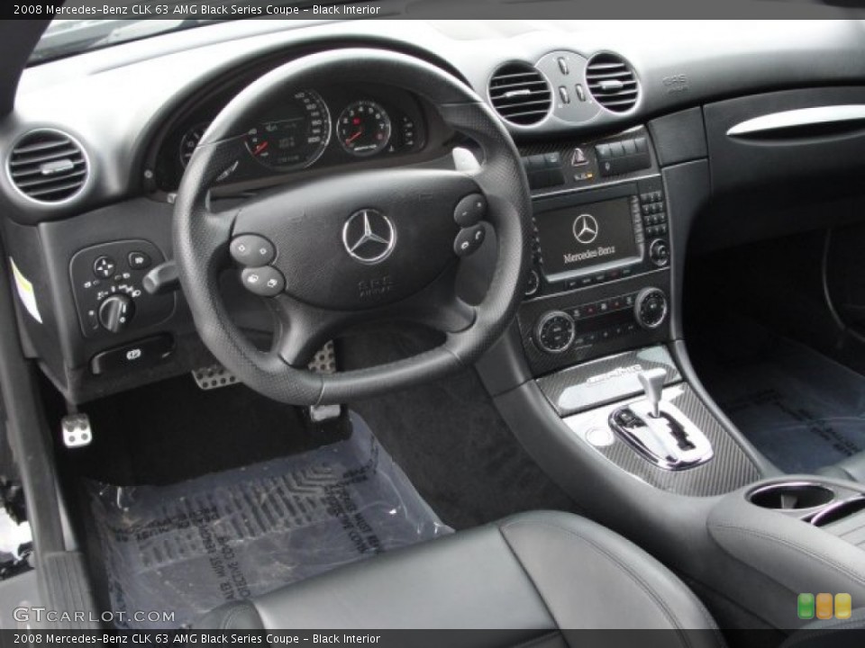 Black Interior Dashboard for the 2008 Mercedes-Benz CLK 63 AMG Black Series Coupe #68337740