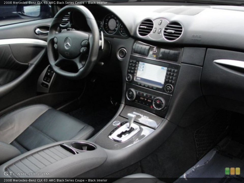 Black Interior Dashboard for the 2008 Mercedes-Benz CLK 63 AMG Black Series Coupe #68337743