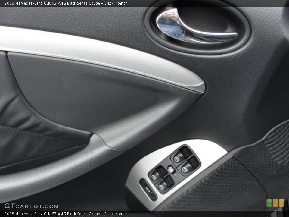 Black Interior Controls for the 2008 Mercedes-Benz CLK 63 AMG Black Series Coupe #68337761