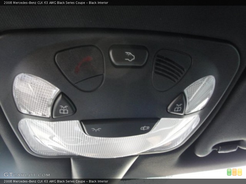 Black Interior Controls for the 2008 Mercedes-Benz CLK 63 AMG Black Series Coupe #68337767
