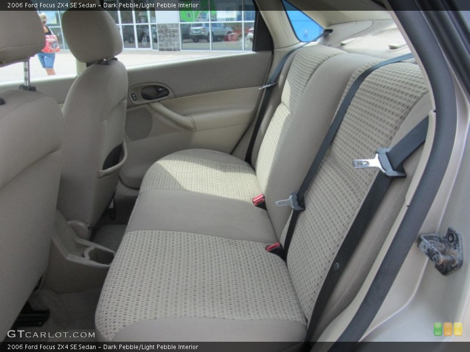 Dark Pebble/Light Pebble Interior Rear Seat for the 2006 Ford Focus ZX4 SE Sedan #68337999