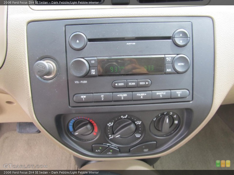 Dark Pebble/Light Pebble Interior Audio System for the 2006 Ford Focus ZX4 SE Sedan #68338022