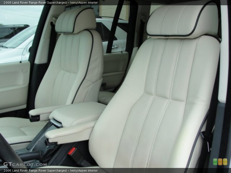 Ivory/Aspen Interior Front Seat for the 2006 Land Rover Range Rover Supercharged #68338160