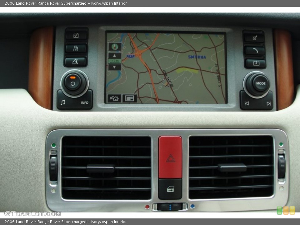 Ivory/Aspen Interior Navigation for the 2006 Land Rover Range Rover Supercharged #68338199