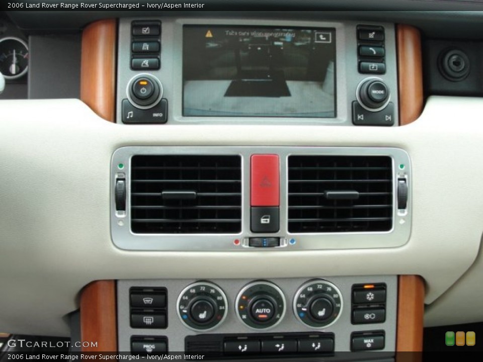 Ivory/Aspen Interior Controls for the 2006 Land Rover Range Rover Supercharged #68338205