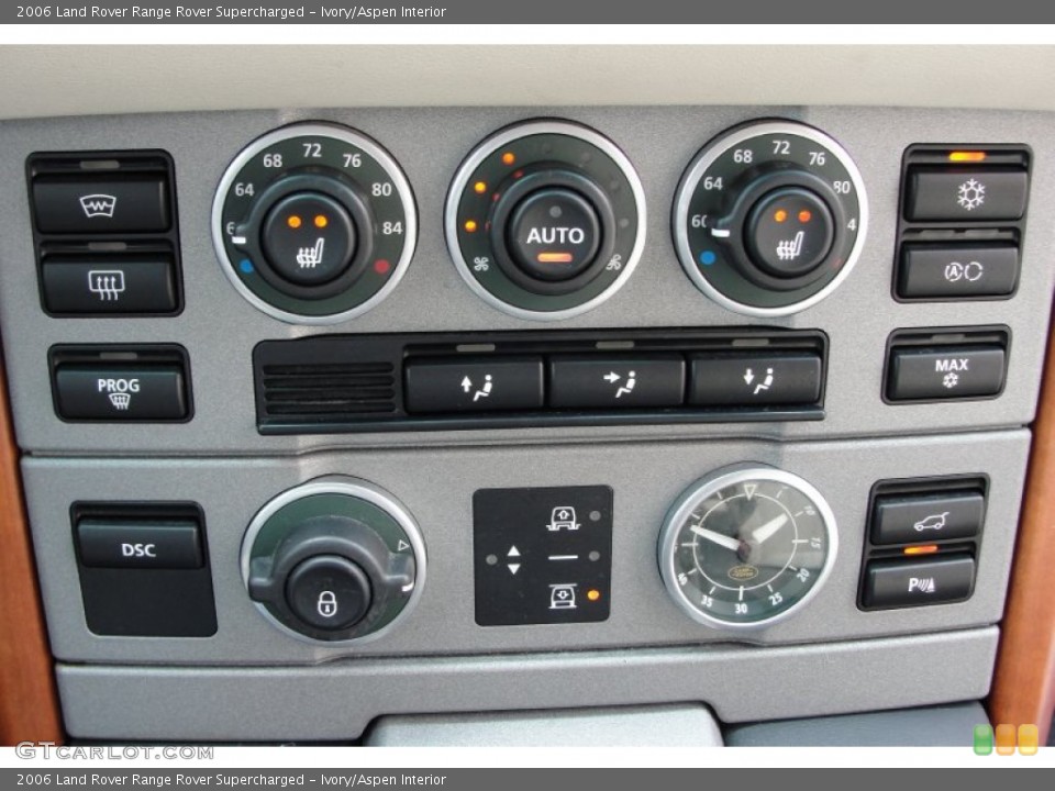 Ivory/Aspen Interior Controls for the 2006 Land Rover Range Rover Supercharged #68338241