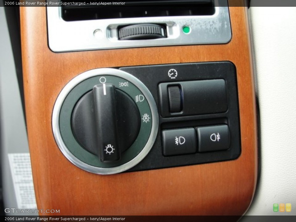 Ivory/Aspen Interior Controls for the 2006 Land Rover Range Rover Supercharged #68338246