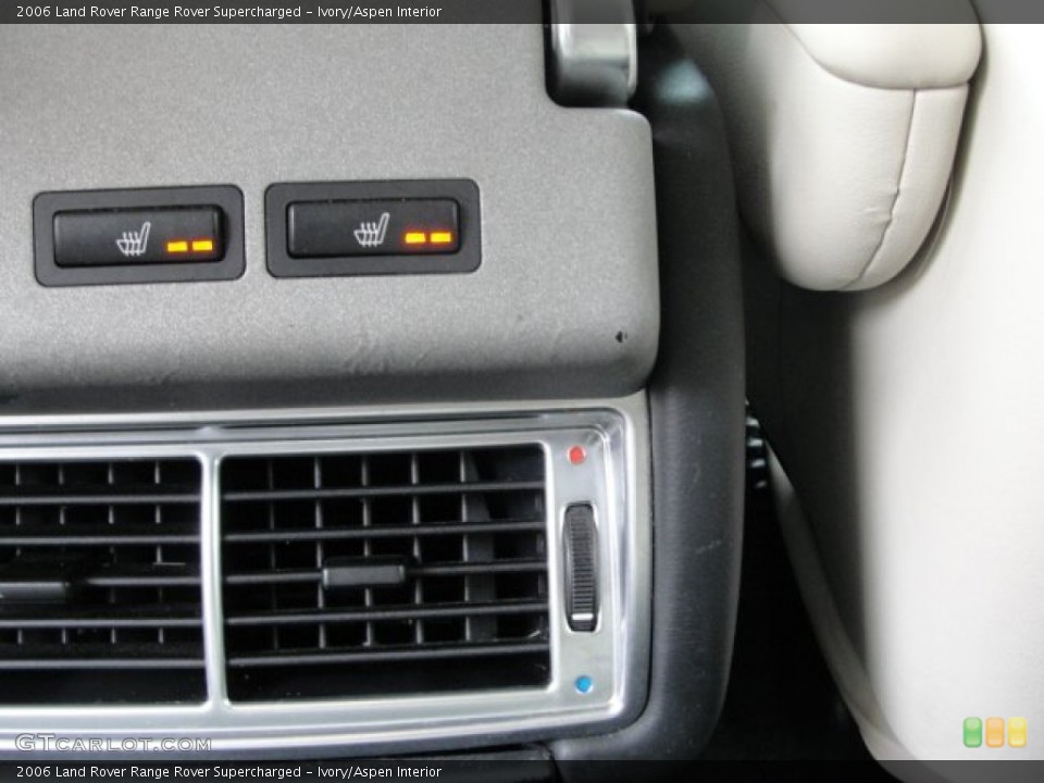 Ivory/Aspen Interior Controls for the 2006 Land Rover Range Rover Supercharged #68338256